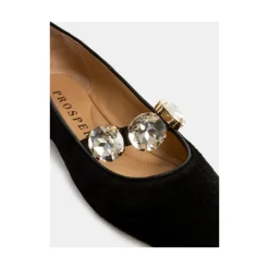 Schwarze Cavallino Ballerina mit Schmuckband