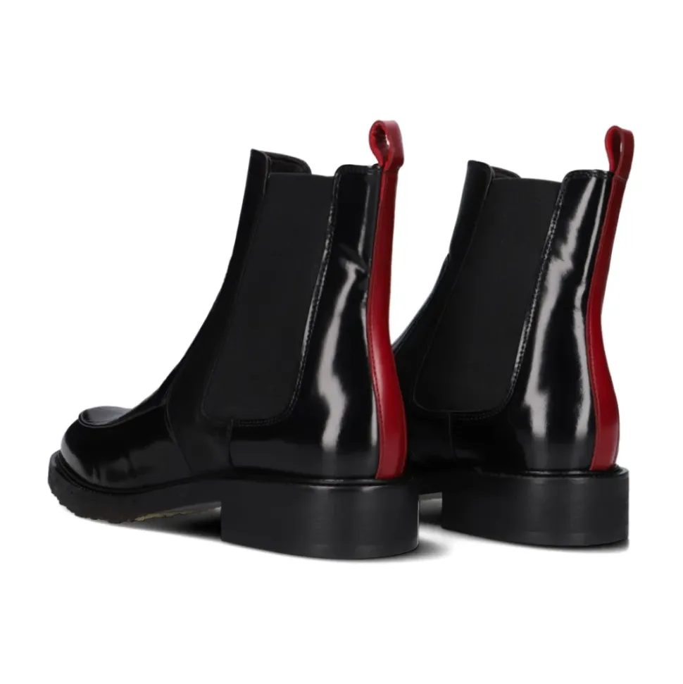 Schwarze Chelsea Boots A7100