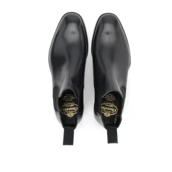 Schwarze Chelsea Boots aus Leder