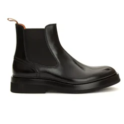 Schwarze Chelsea Boots aus Leder