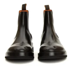 Schwarze Chelsea Boots aus Leder