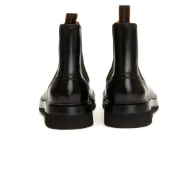 Schwarze Chelsea Boots aus Leder