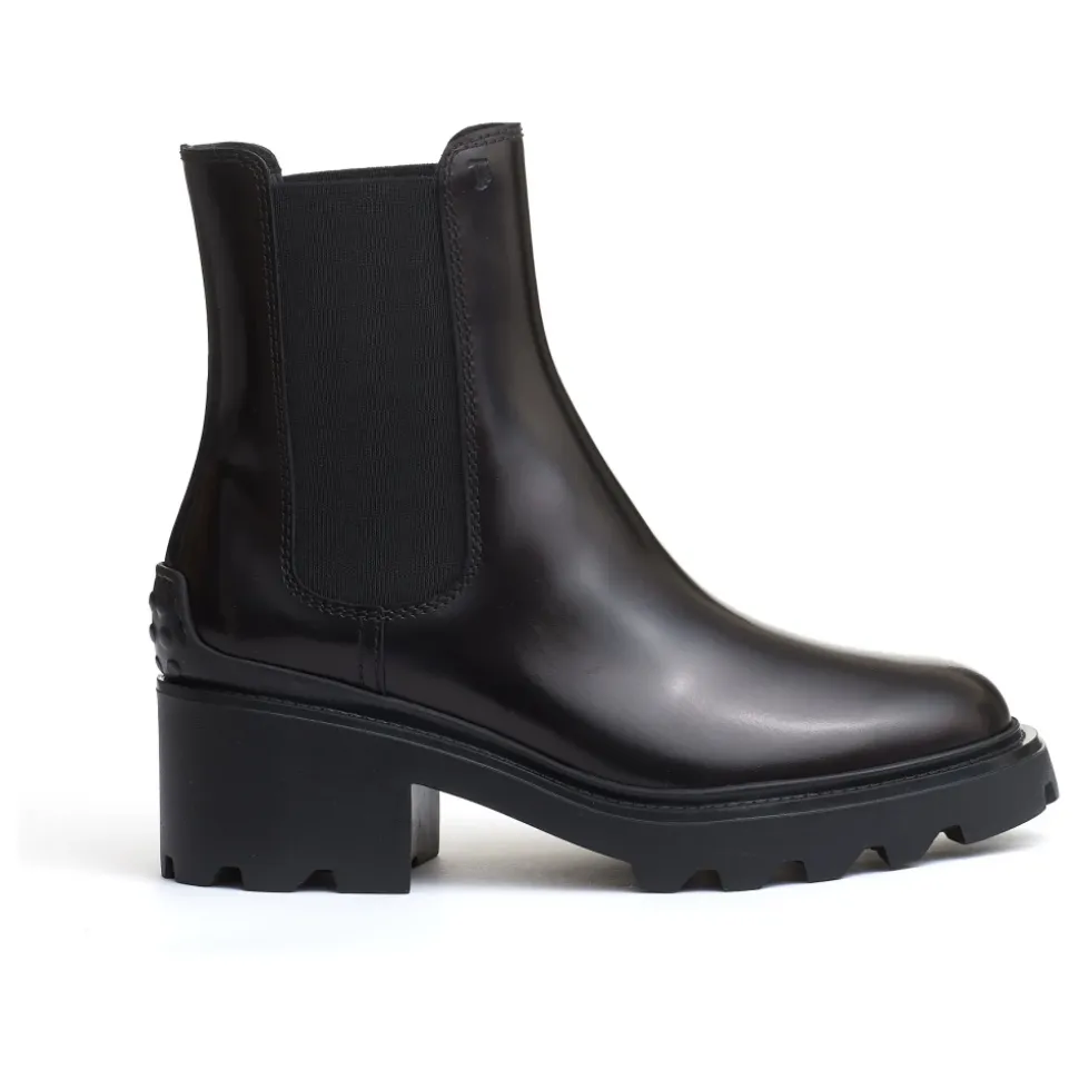 Schwarze Chelsea Stiefeletten