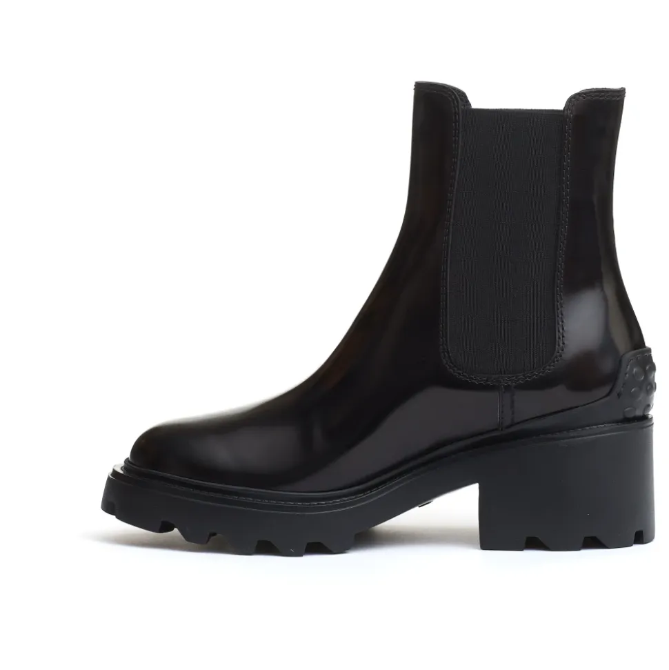 Schwarze Chelsea Stiefeletten