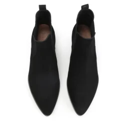 Schwarze Chelsea-Stiefel für Damen