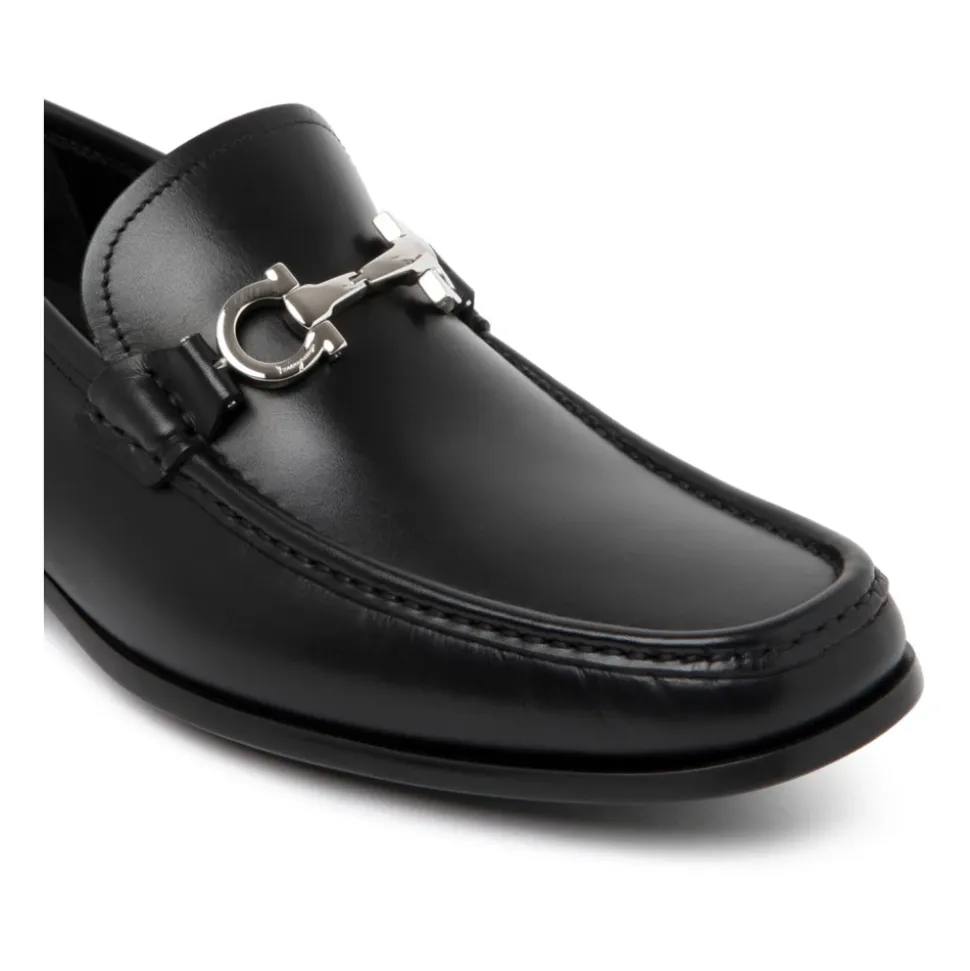 Schwarze Chris Loafers aus Leder