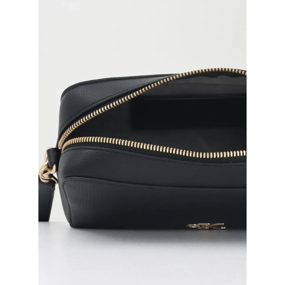 Schwarze Crossbody-Kameratasche Elegante Silhouette