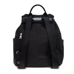 Schwarze Eimer-Tasche & Rucksack