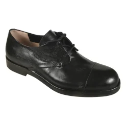 Schwarze flache Schuhe