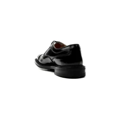 Schwarze flache Schuhe für Herren