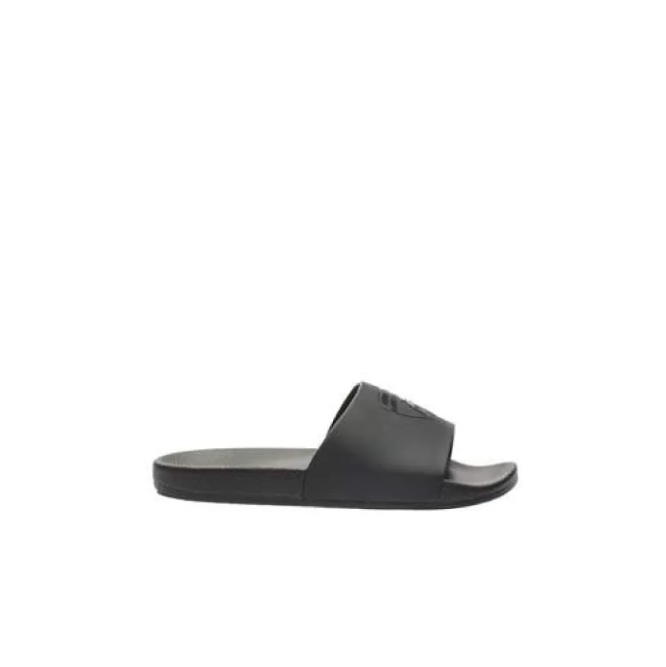 Schwarze Flip Flops Sliders 72XB3SM1ZS307899