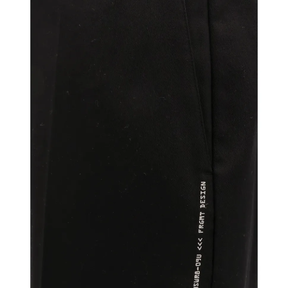 Schwarze Genius Hose Made in Italy