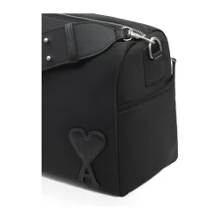 Schwarze Heart Logo Bum Bag