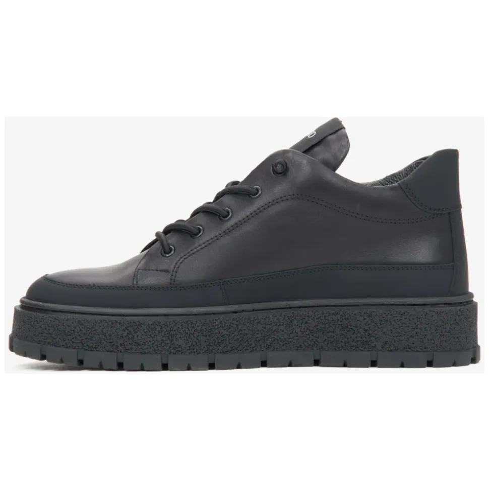 Schwarze High-Top Sneakers