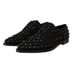 Schwarze Juwelen Schnürschuhe