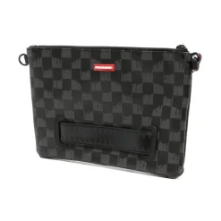 Schwarze Karierte Haizahn Tasche