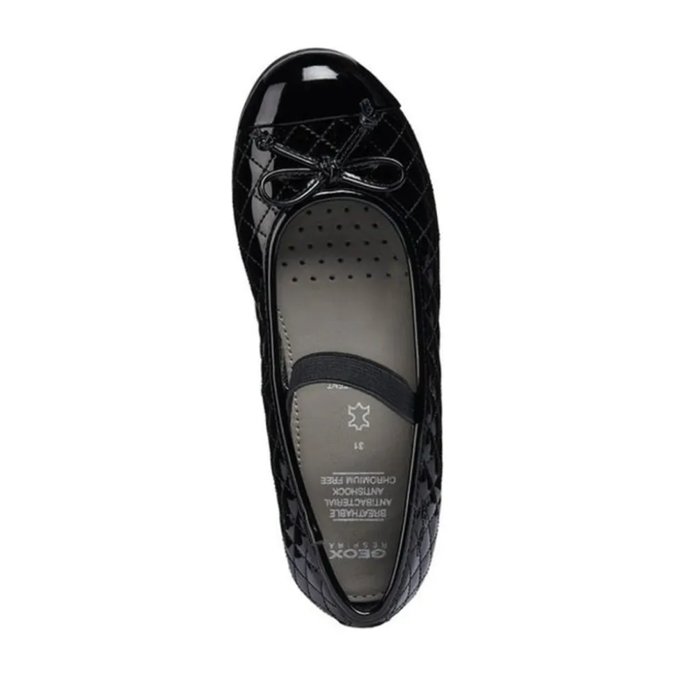 Schwarze Kinder Ballerinas