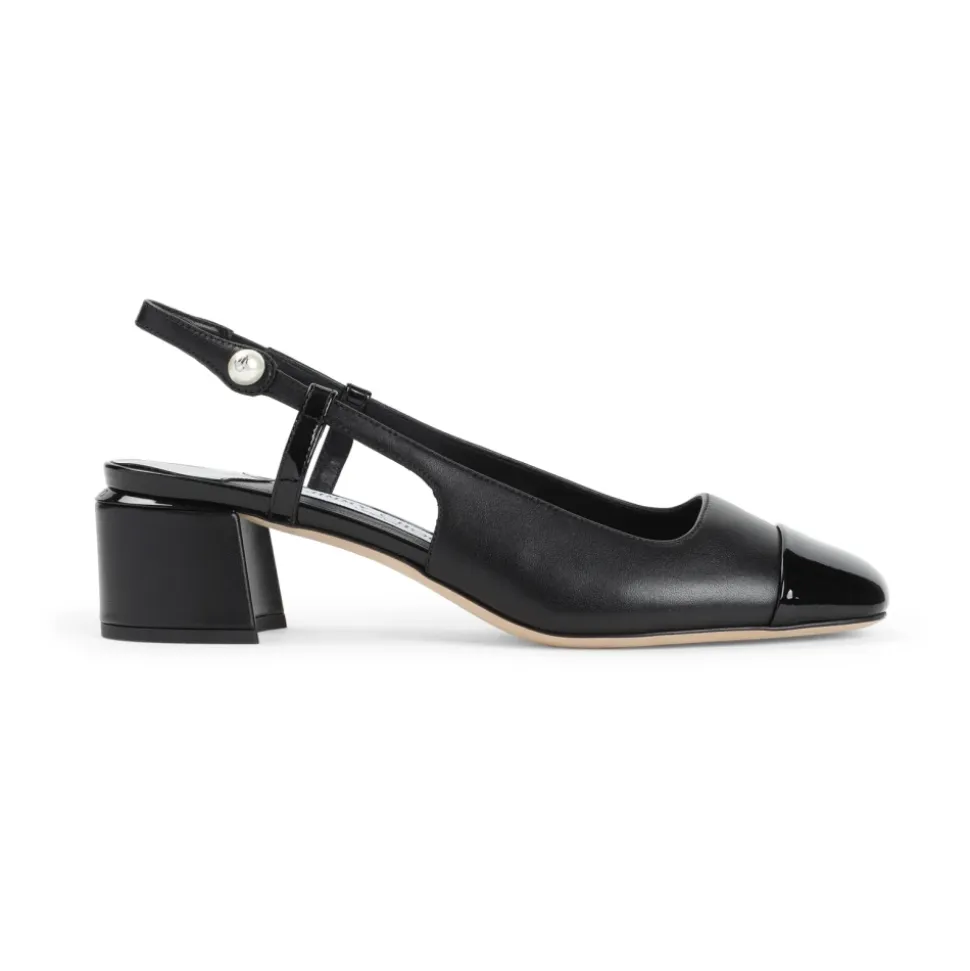 Schwarze Lackpumps