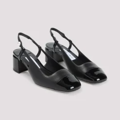 Schwarze Lackpumps