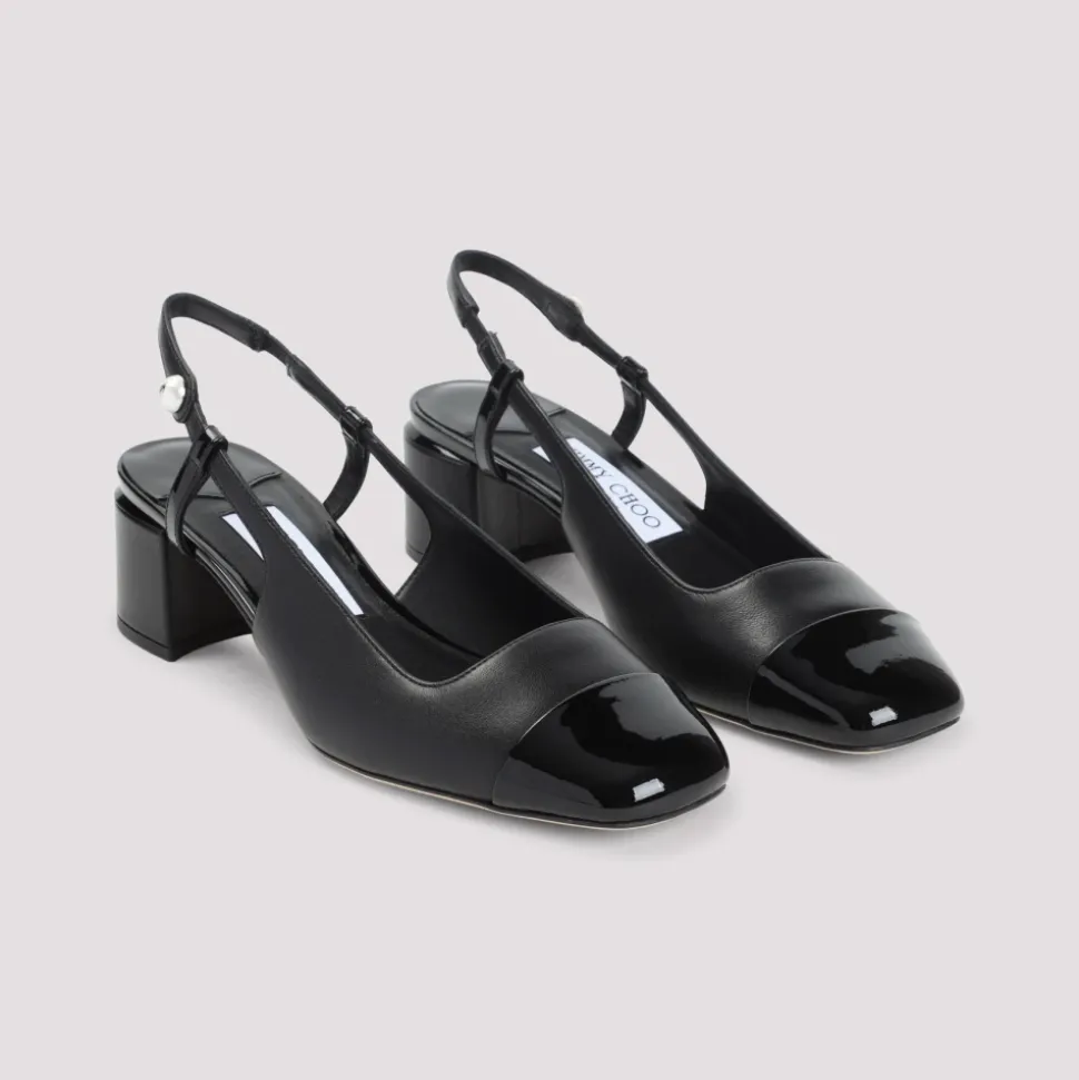 Schwarze Lackpumps