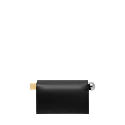 Schwarze Lamm Crossbody Tasche