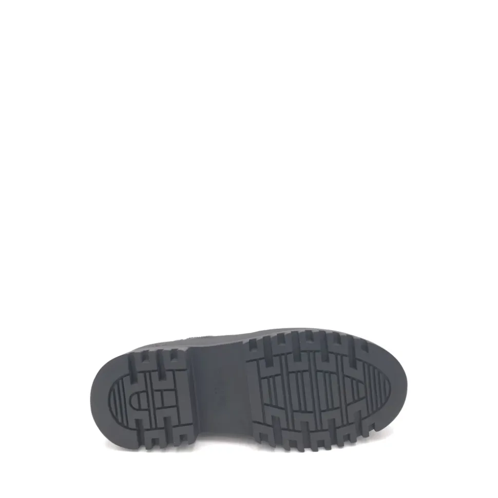 Schwarze Leder Chelsea Stiefel