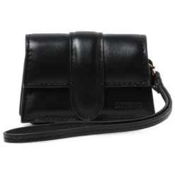 Schwarze Leder Damen Aktentasche