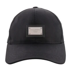 Schwarze Logo-Patch Verstellbare Kappe