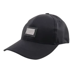 Schwarze Logo-Patch Verstellbare Kappe
