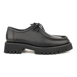 Schwarze lässige Loafers mit Gummisohle