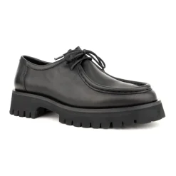 Schwarze lässige Loafers mit Gummisohle