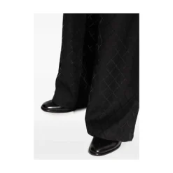 Schwarze Oxford-Schuhe aus Leder mit mandelförmiger Spitze
