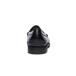 Schwarze Penny Loafer Schuhe