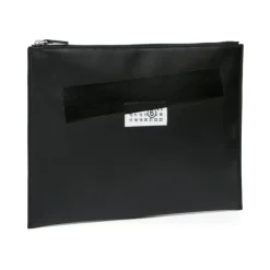 Schwarze Rechteckige Tasche mit Markenlogo
