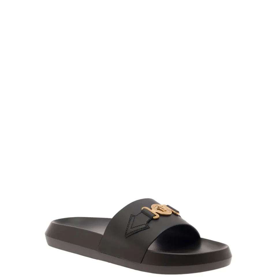 Schwarze Sandalen