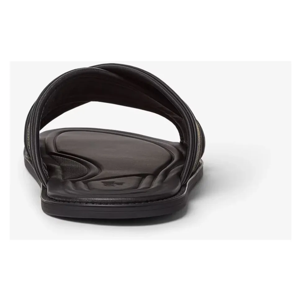 Schwarze Sandalen mit FF-Motiv