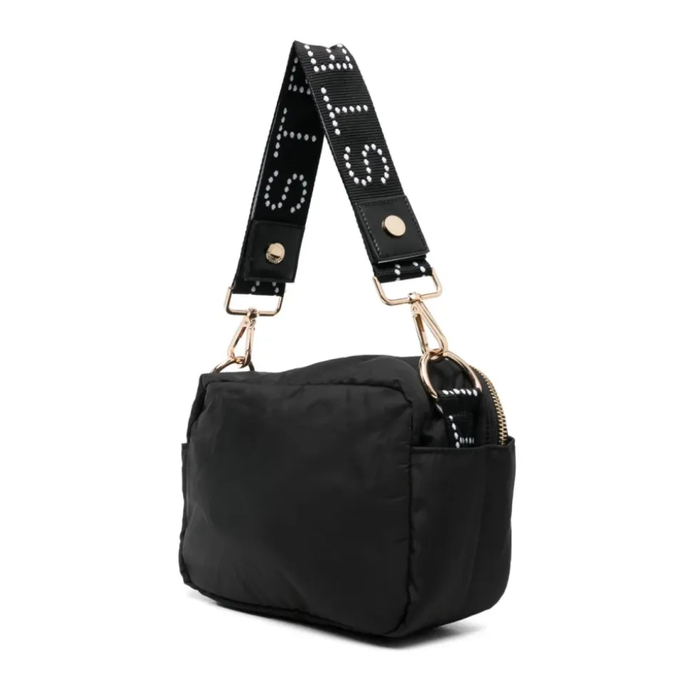 Schwarze Schultertasche Elegant und Funktional