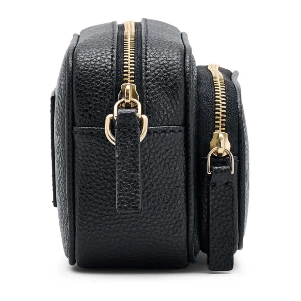 Schwarze Schultertasche für Frauen
