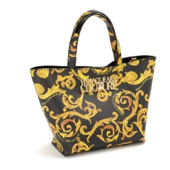 Schwarze Schultertasche von Versace