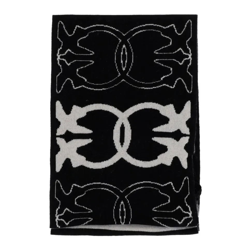 Schwarze Seiden- & Nylon-Accessoires