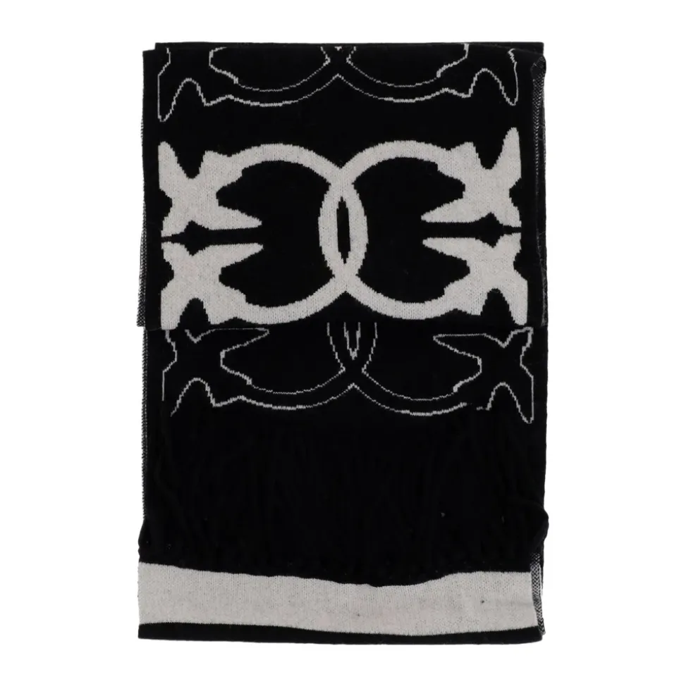 Schwarze Seiden- & Nylon-Accessoires