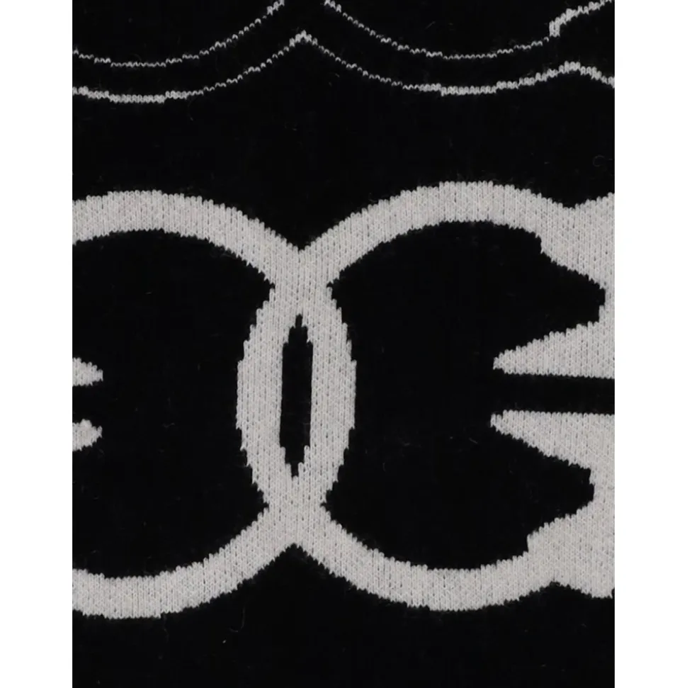 Schwarze Seiden- & Nylon-Accessoires