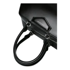 Schwarze Seiden- & Nylon-Taschen
