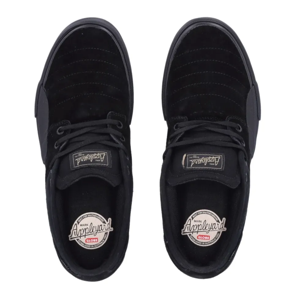 Schwarze Skate Schuhe Schnürung Vulkanisiert