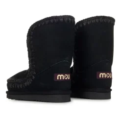 Schwarze Slip-on Stiefel