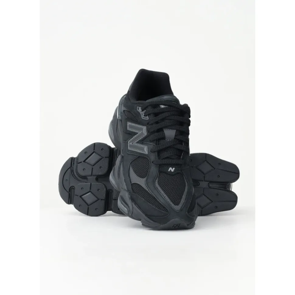 Schwarze Sneakers 9060 Frühling Sommer
