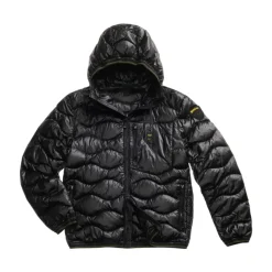 Schwarze Steppdaunenjacke AW25