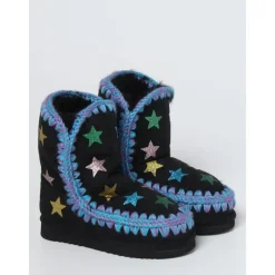 Schwarze Sternenstiefel für Kinder