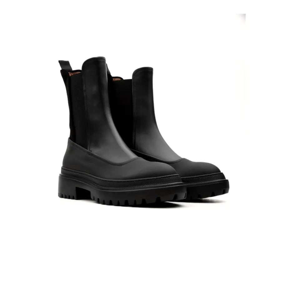 Schwarze Stiefel für Frauen