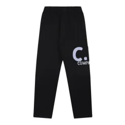 Schwarze Sweatpants mit Logo-Print